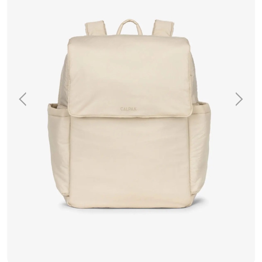 Calpak Cream Backpack